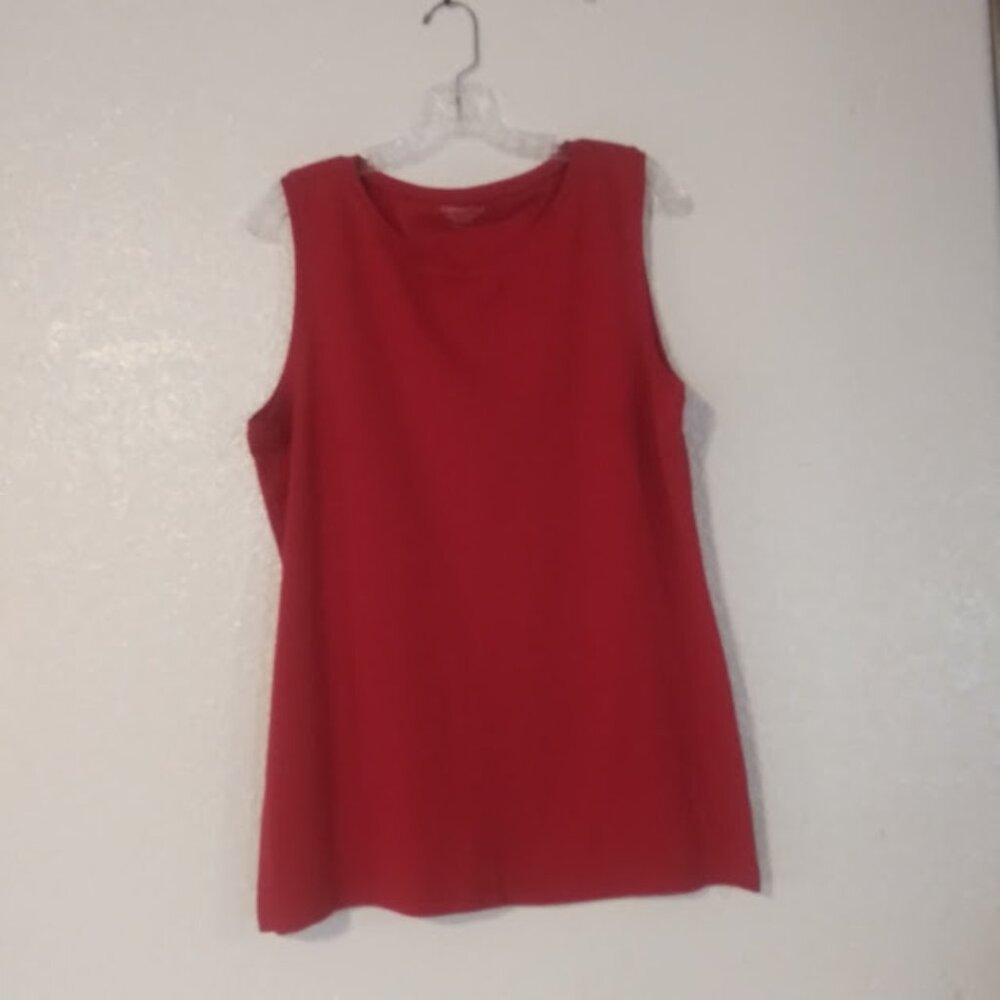 Coldwater Creek women's size L red top